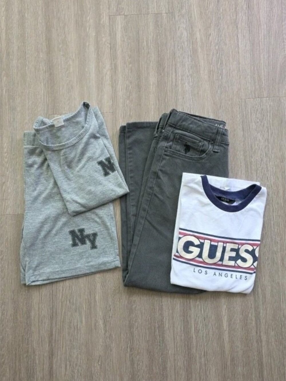 Boys Clothing Lot Size 8 10 Guess Shirt Polo Jeans Outfit Bundle 4 Pc
